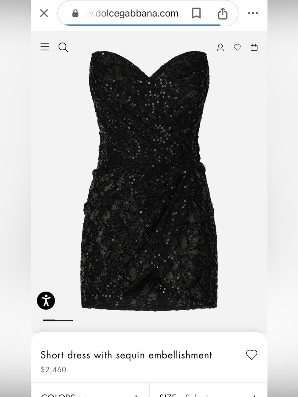 Dolce & gabbana sequin mini